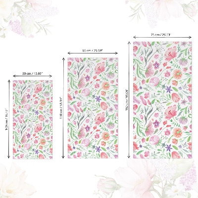 Meubel wrap folie Pastelkleurige flora