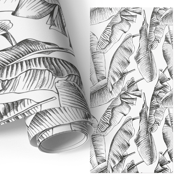 Plakfolie meubels Bananenbladeren