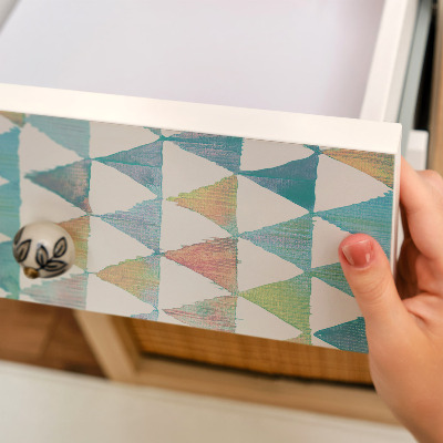 Decoratiefolie Kleurrijk retro patroon