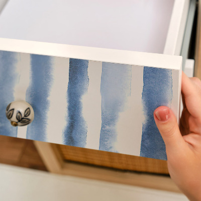 Decoratiefolie Blauwe strepen