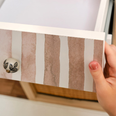 Decoratiefolie Beige strepen