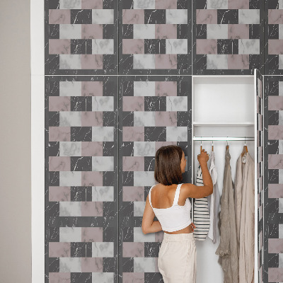 Plakfolie meubels Marmerstijl