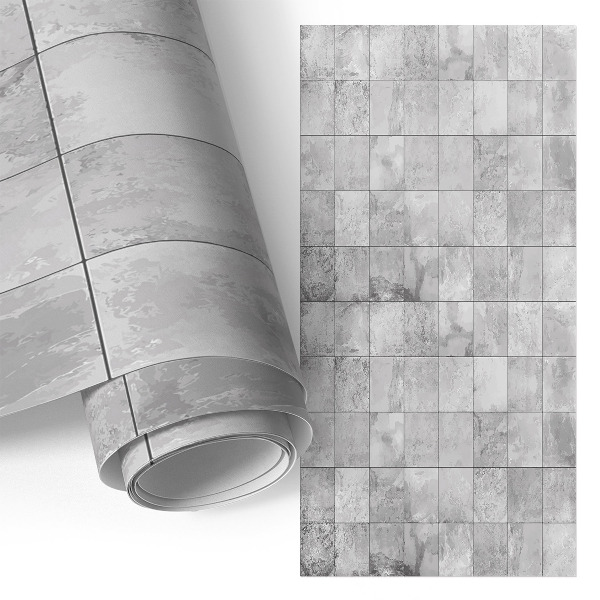 Meubelfolie Grijze tegels