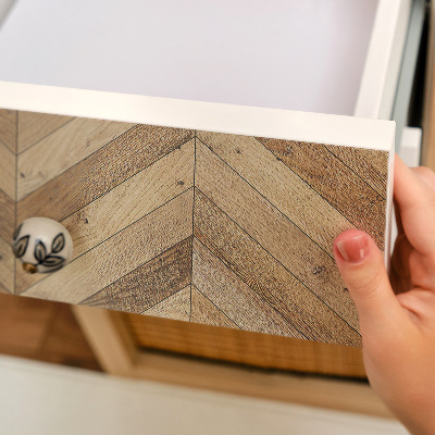 Decoratiefolie zelfklevend Rustiek visgraatpatroon