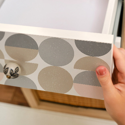 Meubel wrap folie Geometrische pasteltinten