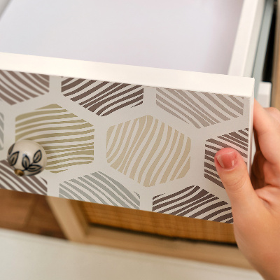 Decoratiefolie Zeshoekig mozaïek