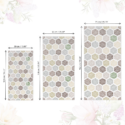 Decoratiefolie Zeshoekig mozaïek