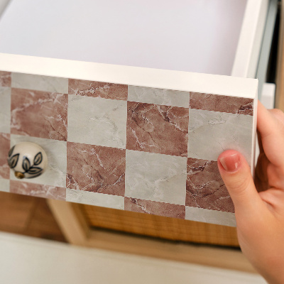 Meubelfolie Marmeren raster