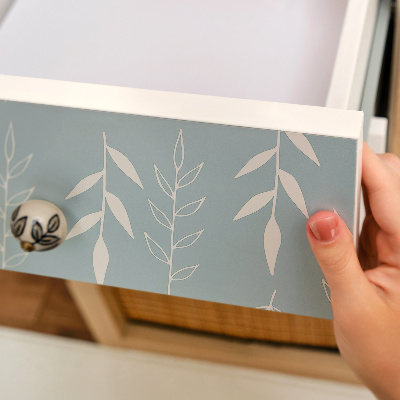 Plakfolie meubels Bladmotief