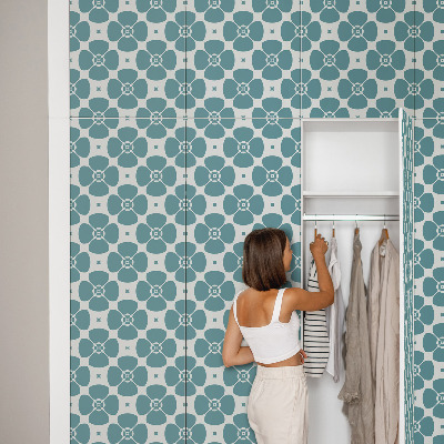 Decoratiefolie zelfklevend Bloemgeometrie