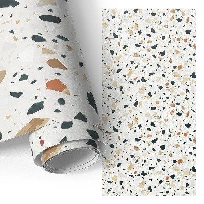 Meubel wrap folie met aardewerkmotief