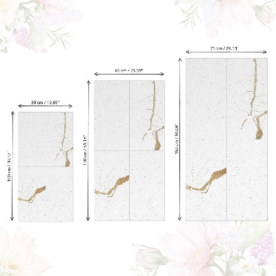 Decoratiefolie Witte borden