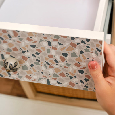 Meubel wrap folie Terrazzo-patroon
