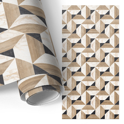 Meubel wrap folie in hout- en marmerlook