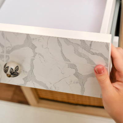 Plakfolie meubels Marmerpatroon
