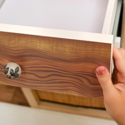 Decoratiefolie zelfklevend Houten golven