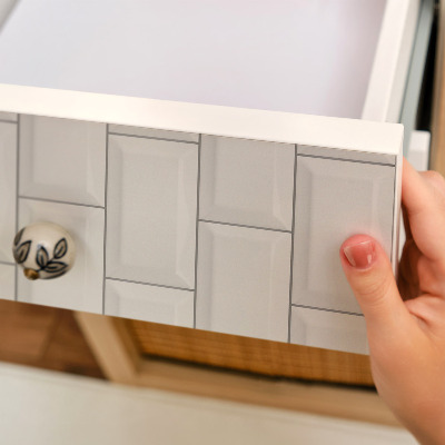 Decoratiefolie zelfklevend Witte tegels