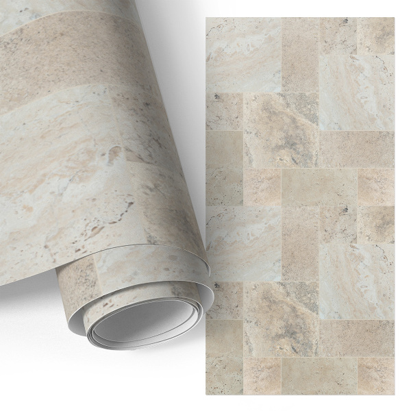 Plakfolie meubels Mozaïek van stenen