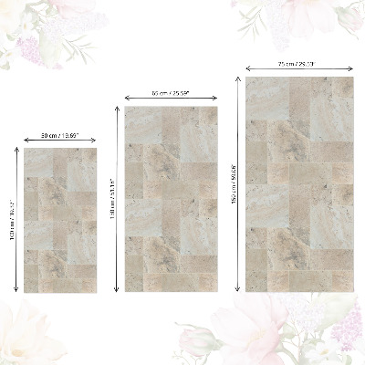 Plakfolie meubels Mozaïek van stenen