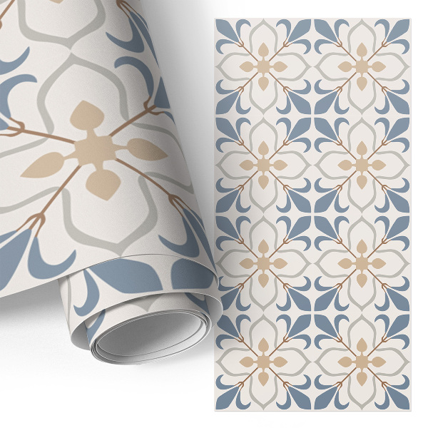 Decoratiefolie Retro bloemen