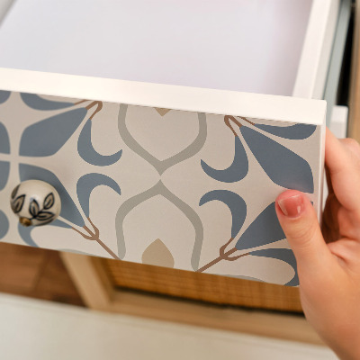 Decoratiefolie Retro bloemen