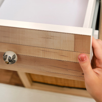 Plakfolie meubels Houtstructuur