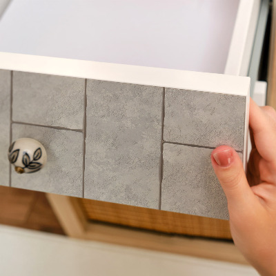 Decoratiefolie zelfklevend Grijze tegels