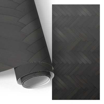 Meubelfolie Donker visgraatpatroon