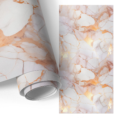 Plakfolie meubels met marmerprint als inspiratie voor nieuwe uitstraling