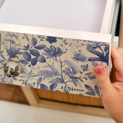 Plakfolie meubels Bloemenpatroon