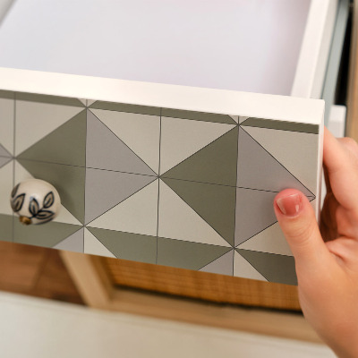 Decoratiefolie Driehoekig mozaïek