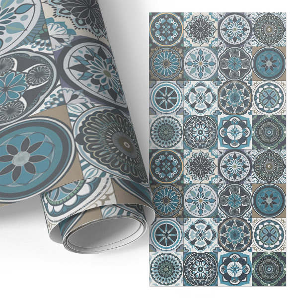 Meubel wrap folie Mandala-tegels