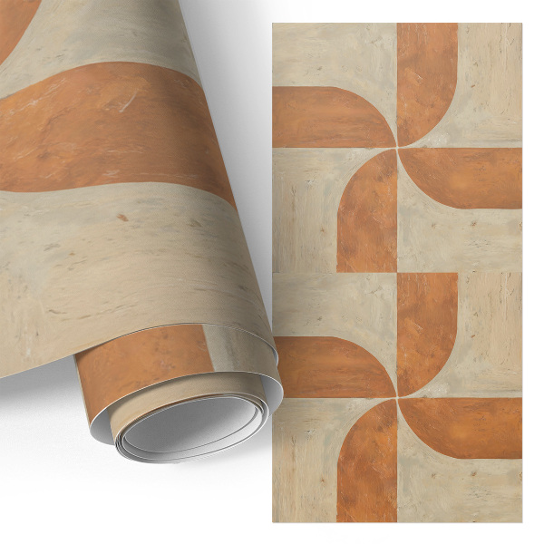 Decoratiefolie Geschilderde windmolens