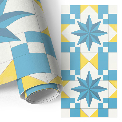 Decoratiefolie Blauwe sterren