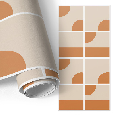 Meubel wrap folie met vintage vormen