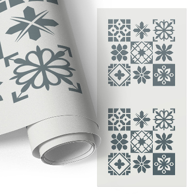 Meubelfolie met geometrisch tegelmotief