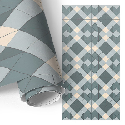 Plakfolie meubels met regelmatige vormen