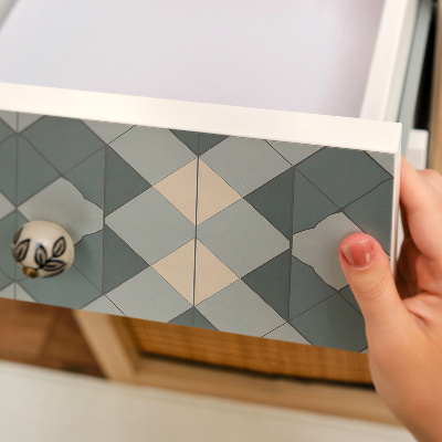 Plakfolie meubels Regelmatige vormen