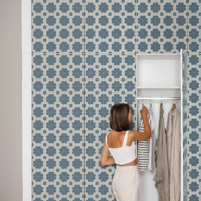 Meubelfolie Bloemgeometrie