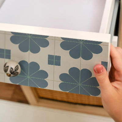 Meubelfolie Bloemgeometrie