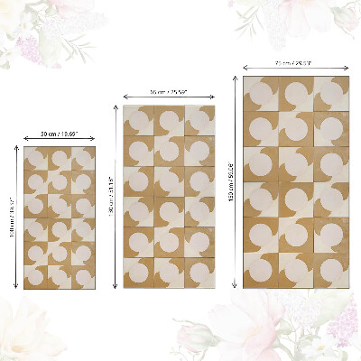 Decoratiefolie zelfklevend Mosterdvormen