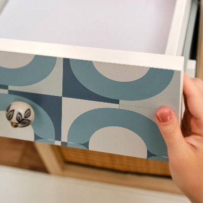 Meubelfolie Blauwe wielen