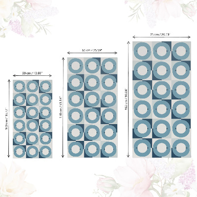 Meubelfolie Blauwe wielen