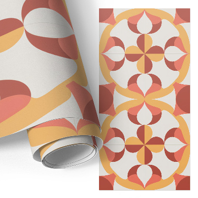 Decoratiefolie zelfklevend met retro-kunstmotief