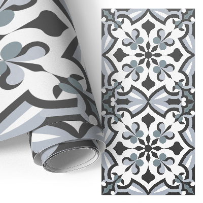 Meubelfolie met rustiek tegelmotief