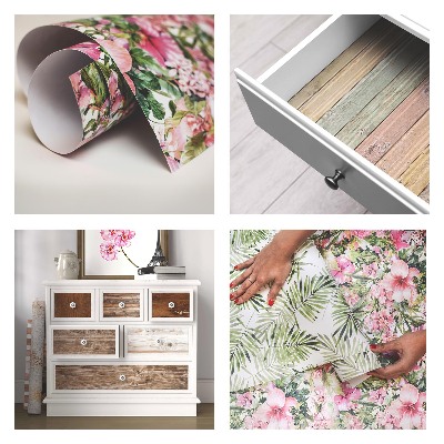 Decoratiefolie met versierd tegelpatroon
