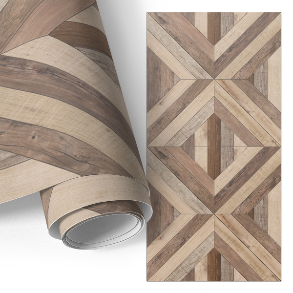 Decoratiefolie Houten puzzel