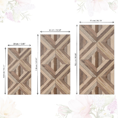 Decoratiefolie Houten puzzel