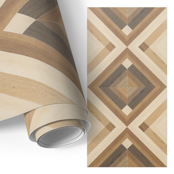 Meubelfolie Houten mozaïek