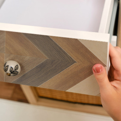 Meubelfolie Houten mozaïek